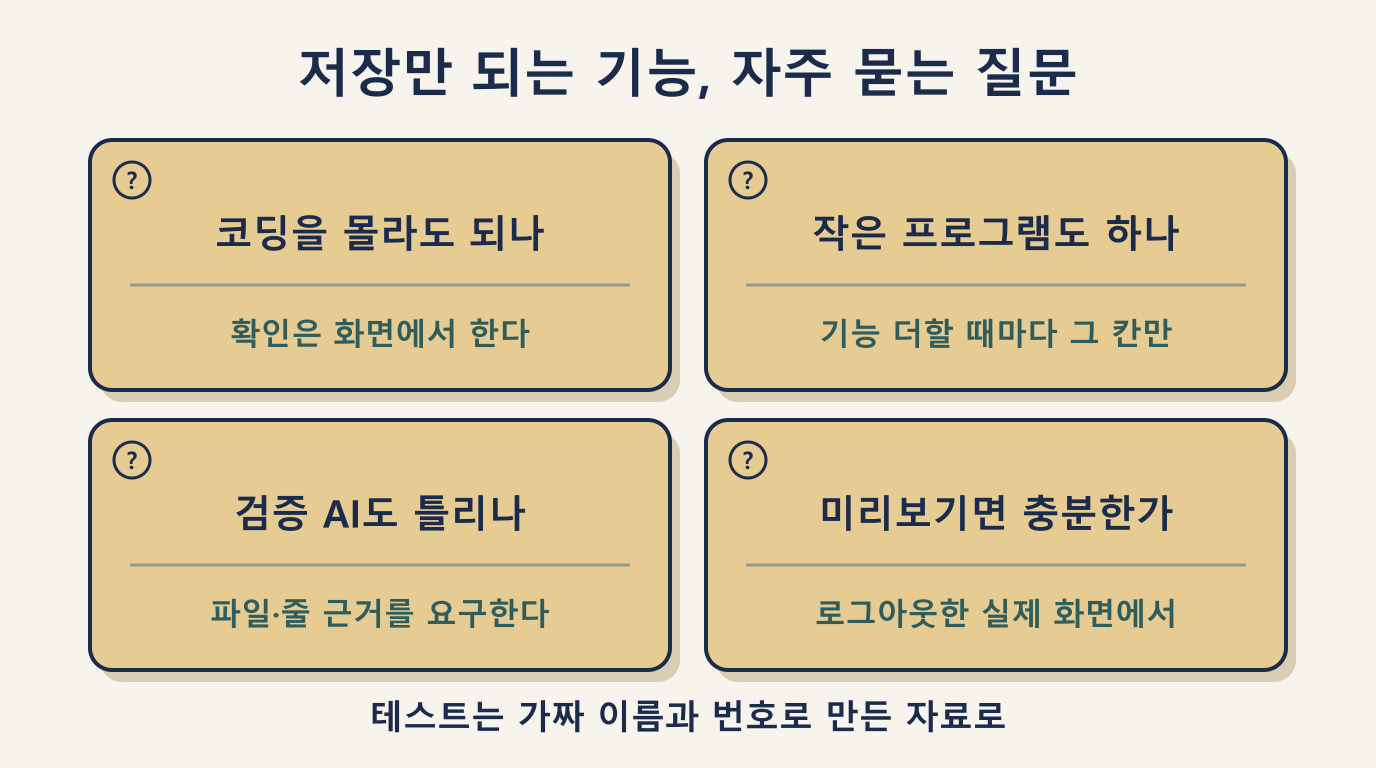 업무 프로그램 장식 기능 자주 묻는 질문 4가지와 한 줄 답변 정리